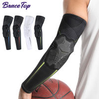 1 PCS Sport Elbow Pads with Padded Compression Shield Shape Arm Sleeves for Protection Basketball  Volleyball  Baseball  Cycling Supports Braces