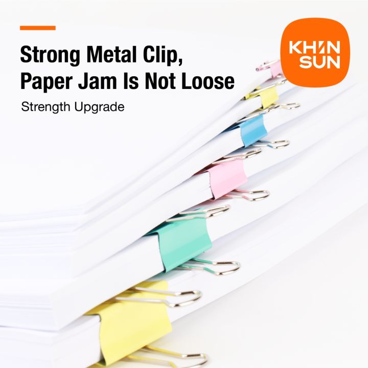 khinsun-color-binder-clip-15mm-60pcs-tube-multicolor-paper-clips-document-file-binder-school-office-supplies