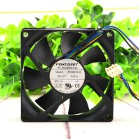 Foconn Foxconn 8025 PV802512E 12V 0.65A เมนบอร์ด8ซม. ความเร็ว Fan