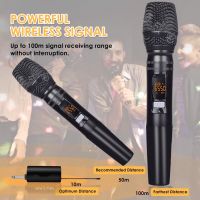 ไมโครโฟนไร้สาย รุ่นKTM A-2 (ปรับความถี่ได้)UHF Wireless Microphone ไมโครโฟน ชุดรับ-ส่งไมโครโฟนไร้สาย ไมค์ลอยไร้สายแบบถือ