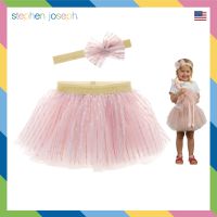 Stephen joseph  กระโปรงเด็กผู้หญิงน่ารักพร้อมผ้าคาดผม ยอดนิยมจากอเมริกา TUTU  TUTU AND HEADBAND SET FLAMINGO กระโปรงบัลเล่ต์พร้อมผ้าคาดผม ชุดกระโปรงเด็กหญิงฟรุ้งฟริ้ง คุณภาพดี ทำความสะอาดง่าย ของใช้เด็กน่ารัก