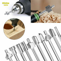 ShiningLove 10pcs Metal Multi-function Hss Router Drill Bit For Dremel Rotary Tool Set For Wood Acrylic Pvc Plastic