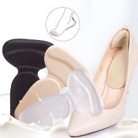 1Pair T-Shape Inserts Heels Grips Liner Arch Support Orthotic Shoes Insert Insoles Foot Heel Protector Cushion Pads for Women Shoes Accessories