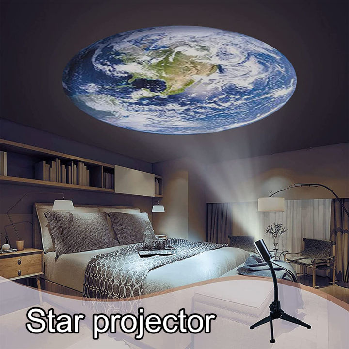 คลังสินค้าพร้อม-2-in-1-earth-moon-projection-lamp-360-star-projector-พร้อมขายึด-usb-led-night-light-สำหรับโปรเจคเตอร์ตกแต่งห้องนอน
