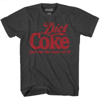 Diet Coke Logo Soda Pop Diet Pepsi Classic Series High Quality Short Sleeve T-Shirt New Fashion Large Size Top Sports Fitness Mens Round Neck Tee Street Loose Gift{plenty}