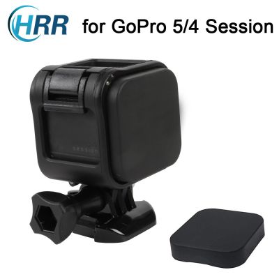 Frame Mount Housing Case with Lens Cap for GoPro Hero 5 Session, Hero 4 Session, Hero Session Sports Cameras Accessories
