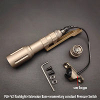 Tactical Modlit PLH-V2 Flashlight With UNT Pressure Switch Powerful Weapon Scout Hunting Light Fit 20MM Rail KeyMod MLOK