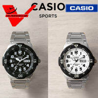 นาฬิกา Casio Standard นาฬิกาผู้ชาย สายสเตนนาฬิกาผู้ชาย รุ่น MRW-200HD-1B (หน้าดำ) MRW-200HD-7B (หน้าขาว) รับประกันศูนย์เซ็นทรัล 1 ปี (CMG)