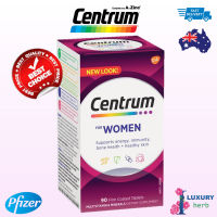 เห็นผลจริง Centrum For Women 90 Tablets Exclusive Size exp07/2024