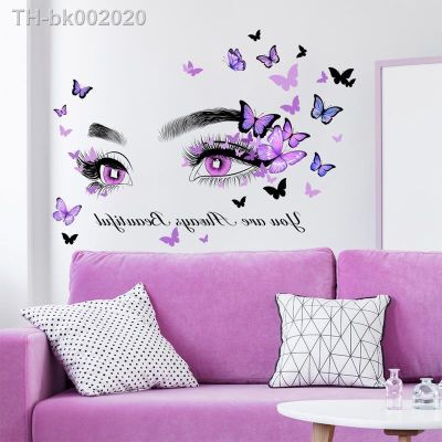 ✎✕ 1pc Butterfly Figure Graphic Wall Sticker Modern Self Adhesive Wall Art Decal For Home Decor