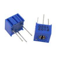 10pcs/lot 3362P Adjustable Precision Potentiometer 1/2/5/10/20/50/100/200/500K 100R-1M 103