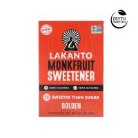 Lakanto น้ำตาลหล่อฮั้งก๊วย รส Golden ผงเหลืองอ่อน [Keto/ Clean] Monkfruit Sweetener ซองพกพา (30ซอง) หวาน2เท่า เหมาะกับคีโต เบาหวาน คนลดน้ำหนัก