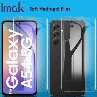 Imak Hydrogel ฟิล์มสำหรับ Samsung กาแล็คซี่,A34 A54หลังนิ่มใสป้องกันฟิล์มปกป้องหน้าจอ Oleophobic