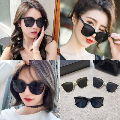 แฟชั่นเกาหลีสแควร์กรอบแว่นกันแดดขนาดใหญ่ผู้หญิง Shade UV400ข้าวเล็บแว่นตากลางแจ้ง