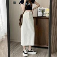 ❀✘  STRAIGHT SKIRT ???(SM 530฿ฟรีส่ง) กระโปรงยีนส์ยาว รุ่นนีัทรงสวยมากก ตัวกระโปรงด้านหลังผ่า glam everyday.xboutique