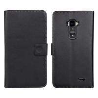 ☢∈﹍ Phone Case for LG G Flex Black PU Leather Wallet Stand Case Cover For LG G Flex D958