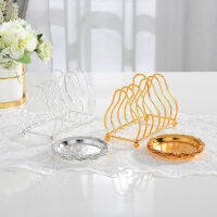 an Vintage Zinc Alloy Classical tail Cup Coasters Creative Gold Plated Mats Placemats Snacks Dessert Plate Cake Tray