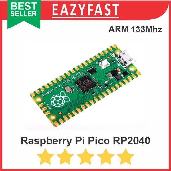 Raspberry Pi Pico RP2040 ARM Microcontroller Python Arduino Compatible ...