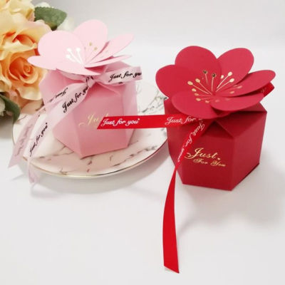 【cw】Pink al Chocolate Candy es Cardboard Wedding Card Decoration Paper Gift Packaging Event Party Supplies