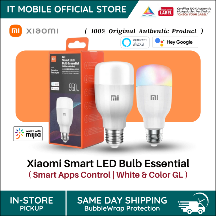 Xiaomi Smart LED Bulb Essential 16 Million Colors Adjustable