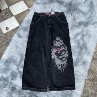 【YD】 Jnco Y2k Jeans Hip Hop Print Gothic Baggy Pants Men 2023 New Waisted Wide Trousers