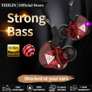 QKZ Headset Full Bass Earphone Original AK6 In