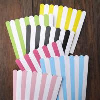 【YF】❀☇❀  12pcs box colorful stripes dot Gold Favour Wedding Pop corn kid party decoration bags loot