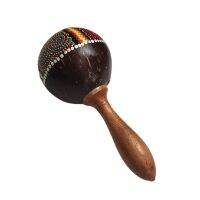 Big Sandhammer Coconut Shell Art, Portable Handheld Toy Musical Instrument Part Funny Gift or Birthday Gift