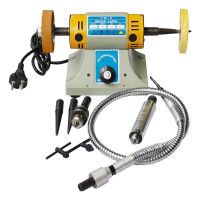 TM-2เครื่องประดับ Rock ขัดเครื่องบัฟเฟอร์ไฟฟ้าเครื่องกลึง Polisher 350W 0-10000RPM Y