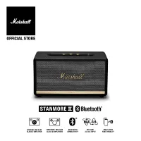 Marshall Stanmore II Bluetooth Black - 1 year warranty + Free shipping (home bluetooth speaker, home speaker, bluetooth speaker, medium speaker)