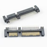 10pcs SATA Connector 7+15 22 Pin SMD SMT 22P Male Interface Socket Port For 2.5" Hard Drive HDD