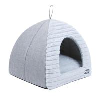 Cat Cave Bed Cat House Kitten Bed Pet Bed Washable Cushion Anti-Slip Calming Cat Bed Winter Pet House Kitten Cave Pet Supplies amiable