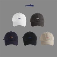 HAN HAN พร้อมส่งใน 1 วัน หมวกแก๊ปเบสบอล ปัก ปลา (มี 6 สี) ?หมวกแก๊ป หมวกกันแดด หมวกกีฬา