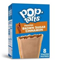 Kelloggs Pop-Tarts Frosted Brown Sugar Cinnamon 400g. เคลล็อกส์ ทาร์ทส โฟรสเท็ด รสบราวน์ ชูการ์ ชินน