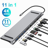 Usb C Hub ประเภท C อะแดปเตอร์ Usbc 3.0 Splitter Otg Hdmi RJ45 Hub 3 0 Micro Sd card Reader Dock Station สำหรับ Macbook air Pro-gdsflkhsbldvsd