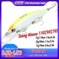 ▪✟ FJORD 110S 37g 90S 29g 70S 17g Heavy Sinking Minnow Fishing Lures Saltwater Freshwater Long Casting Sea Artificial Bait Jerkbait