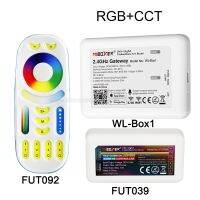 Mier RGB CCT (RGB Cool White Warm White) Controller FUT039 Milight 2.4G RF ไร้สาย RGB CCT 4-Zone Touch Remote