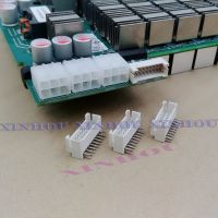 25Pcs miner connector 2x9P male socket curved needle double row buckle is suitable for Asic miner antminer S9 S17 L3 Z9 Z11 A1