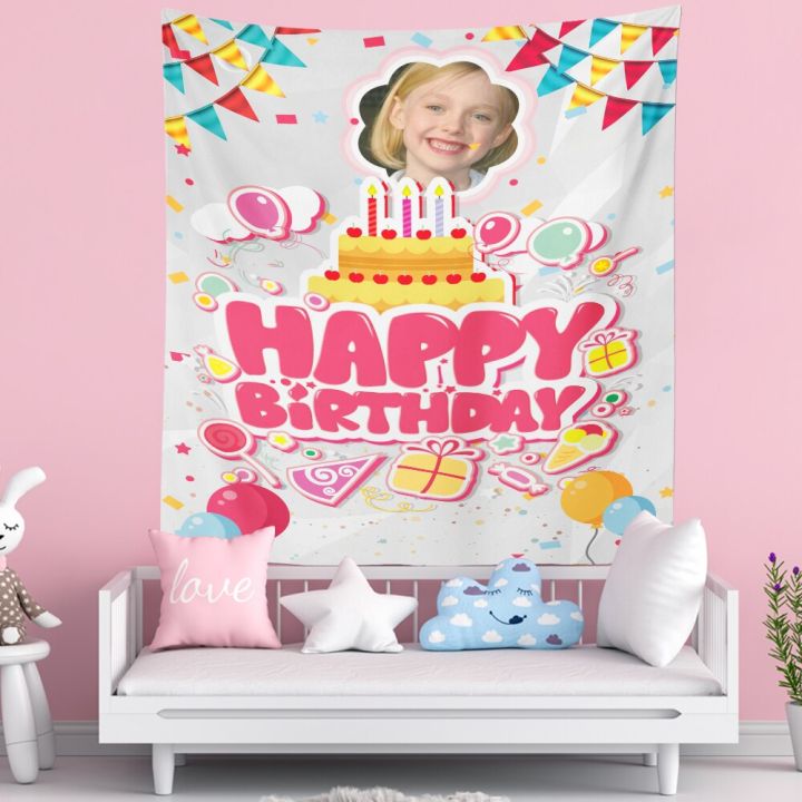 custom-tapestry-wall-hanging-birthday-party-backdrops-decoration-diy-design-child-photo-background-tapisserie-kawaii-room-decor