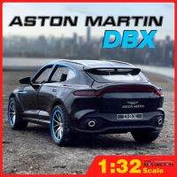 KLT Scale 1/32 Aston Martin DBX SUV รถรถยนต์รุ่นลูกเต๋าของเล่นหล่อขึ้นรูปโลหะสำหรับเด็กผู้ชายเด็กยานพาหนะงานอดิเรกและของสะสม