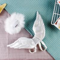 ZZOOI Pet Costume Angel Wings  Christmas Cosplay   Accessories Cool Feather Wings Design Pet Angel Costume Halloween