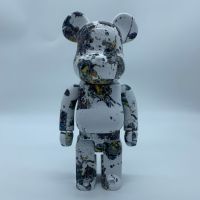 Bearbrick 400% 1000% สาดหมึกรุนแรงหมีกล่องอะคริลิตกแต่งอินเทรนด์ของเล่นตุ๊กตา