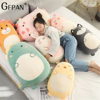 Squishy Toy Kawaii Animal Fat Dinosaur Shiba Inu Dog Pillow Plush Toys Cute Mouse Rabbit Doll Girls Bed Holding Sleeping Cushion