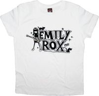 เสื้อยืดผู้ชายผู้หญิงเสื้อยืด Emily The Emily ROX ขาวรุ่นน้องไซส์6XL 5XL