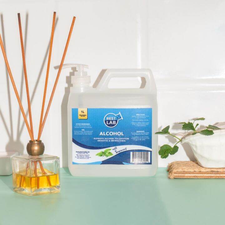 BestLab 75 Isopropyl Alcohol with Spearmint (1Liter) Lazada PH