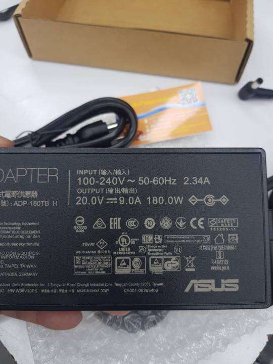 asus-ของเเท้-20v-9-0a-180w-หัวเข็ม-แล็ปท็อปอะแดปเตอร์-ac-power-charger-สำหรับ-asus-rog