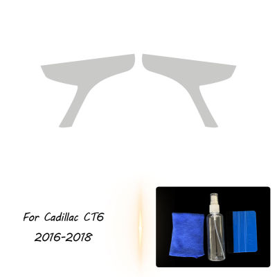 2PCS Car Headlight Self Healing Protective Film Transparent TPU Decal Sticker for Cadillac CT6 XT4 XT5 XT6 XTS ATS Accessories