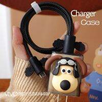 ⚡【สต๊อกพร้อม】จัดส่งฟรี + ปลาคอด⚡เคสเครื่องป้องกันที่ชาร์จ Vivo 18W 33W 44W นักบิน Vivo น่ารักสำหรับ Y21 V23e Y15s X50pro/X50/X30pro/X30/X60/X60pro/Iqoooneo855/Y33/S7/S9/S9E