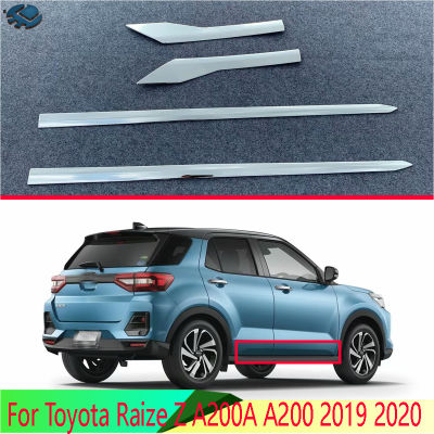 อะไหล่รถยนต์สำหรับ Toyota Raize Z A200A A200 2019 2020 2021 2022ประตูข้างรถรถยนต์ขอบแม่พิมพ์สำหรับปั้น87Tixgportz