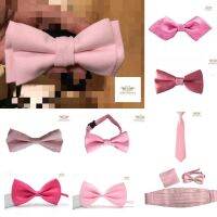 Pink Boy Bowtie หูกระต่าย โบว์ไทเด็ก สีชมพู สำเร็จรูป สายเลื่อนปรับระดับสั้นยาวได้ เหมาะใช้เทศกาล งานโรงเรียน งานแสดง งานแต่งงาน น่ารัก